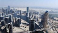 A handout image released by the media office of Sheikh Mohammed bin Rahid al-Maktoum, the ruler of Dubai, on November 9, 2016 shows an aerial view of the 