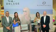 Fawaz Idrissi (left), CEO of Blue Salon, and Philippe de Vilmorin, President of Delage, during the launching event of Delage in  
Blue Salon.
Pic: Baher Amin