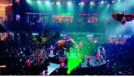 The Oasis stage show at Mall of Qatar.