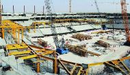 The work in progress at Al Rayyan Stadium.