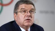 FILE PHOTO: International Olympic Committee President Thomas Bach attends a news conference in Lausanne, Switzerland, June 3, 2016. Reuters/Denis Balibouse