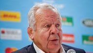 World Rugby Chairman Bill Beaumont speaks. Reuters/Matthew Childs