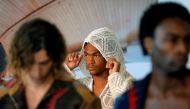 A model poses as they present creations from the STAN Spring/Summer 2022 collection at New York Men's Day during New York Fashion Week in Manhattan, New York City, U.S., September 8, 2021. Reuters/Andrew Kelly