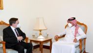 Minister of State for Foreign Affairs H E Sultan bin Saad Al Muraikhi met yesterday with Ambassador of the Kingdom of Belgium to the State of Qatar H E William Asselborn.