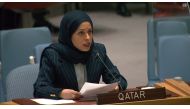 The Permanent Representative of the State of Qatar to the United Nations H E Ambassador Sheikha Alia Ahmed bin Saif Al Thani attending the opening session of the UN Security Council Open Debate. 