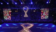 A general view during the opening ceremony of FIFA Arab Cup Qatar 2021 at Al Bayt Stadium on November 30.