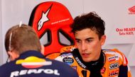 March 19, 2022 Repsol Honda Team's Marc Marquez during practice REUTERS/Willy Kurniawan/File Photo