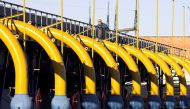 File Photo: Pipes at a gas compressor station on the Yamal-Europe pipeline near Nesvizh, some 130 km southwest of Minsk, Belarus. (Reuters)