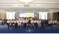 Qatar Post officials at an event honouring the volunteers. 