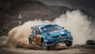 Nasser Saleh Al Attiyah in action during the Saudi Baja-Hail.