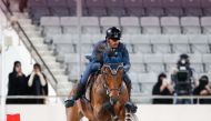 Ghanim Nasser Al Qadi and Morocco in action during yesterday's Big Tour event. 