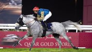 Ronan Thomas rides Abbes to Qatar Gold Sword title. PICS: Juhaim/QREC    