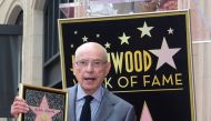 (FILES) US actor Alan Arkin poses at his Hollywood Walk of Fame Star ceremony in Hollywood on June 7, 2019. (Photo by Frederic J. BROWN / AFP)
