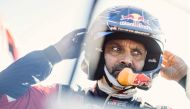 Al Attiyah during the rally. 