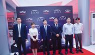 Officials during the announcement of the launch of Tiggo7 Pro Max model.