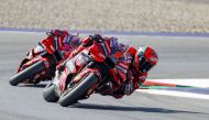 Ducati Lenovo Team Italian rider Francesco Bagnaia drives during the warm up of the MotoGP Austrian Grand Prix at the Red Bull Ring racetrack in Spielberg bei Knittelfeld, Austria, on August 20, 2023. Photo by ERWIN SCHERIAU / APA / AFP