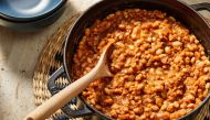 Date-Sweetened Baked Beans. Photo for The Washington Post by Tom McCorkle