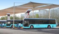 File photo of electric public buses