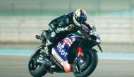 Spanish rider Raul Fernandez competes during second Free Practice ahead of the MotoGP Qatar Airways Grand Prix of Qatar 2023 at the Lusail International Circuit, yesterday. Pic: Rajan Vadakkemuryil