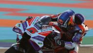 Prima Pramac Racing's French rider Johann Zarco competes during the free practice session ahead of the Moto GP Grand Prix of Doha at the Losail International Circuit, in the city of Lusail on November 17, 2023. (Photo by Karim Jaafar / AFP)