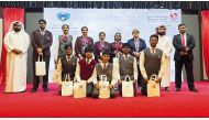 Officials with BPS staff and students during the awareness session.