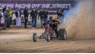 Action during the second round of the Sealine Sand Drag Competition.