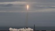 A SpaceX Falcon 9 rocket with its Crew Dragon capsule launches from pad LC-39A during Axiom Mission Three (Ax-3) at the Kennedy Space Center, in Cape Canaveral, Florida, on January 18, 2024. (Photo by Chandan Khanna / AFP)