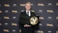 Christopher Nolan, winner of the Outstanding Directorial Achievement in Theatrical Feature Film award for 