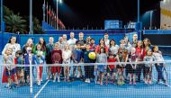 Tallon Griekspoor and Botic van de Zandschulp led this year’s kids clinic.