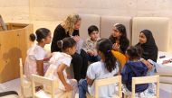 Children's workshop at UAE Pavilion at Expo 2023 Doha.