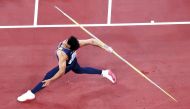 Neeraj Chopra of India in action in this file photo.