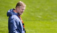 Dutch national coach Ronald Ronald Koeman attends during a training session of the Dutch national team at the KNVB Campus in Zeist on June 5, 2024 as part of the team's preparation for the UEFA Euro 2024. Photo by Koen van Weel / ANP / AFP.