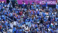 Fans watch the action during the ICC men's Twenty20 World Cup 2024 match between India and Ireland at Nassau County International Cricket Stadium in East Meadow, New York, on June 5, 2024. (Photo by Timothy A. Clary / AFP)
