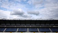 France's players attend a training session ahead of the UEFA Euro 2024 football Championship at the Home Deluxe Arena Stadium in Paderborn, western Germany, on June 12, 2024. (Photo by Ftanck Fife / AFP)