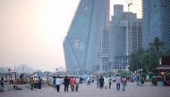 Visitors at Doha Corniche on Eid Al Adha, June 16, 2024. 