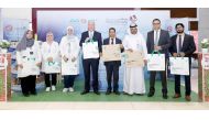 Doha Municipality and Lulu Hypermarket officials during the event. 