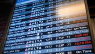 Departure monitors show cancelled and delayed flights due to the global communications outage caused by CrowdStrike at Orlando International Airport on July 19, 2024, in Orlando, Florida. Miguel J. Rodriguez Carrillo/Getty Images/AFP