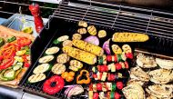 Vegetables can be grilled on grates, in a grill basket or threaded onto skewers. (Photo by Peggy Cormary for The Washington Post)

