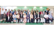Dr. Javaid Sheikh, Dean of WCM-Q (front centre), with organisers and speakers at the congress.