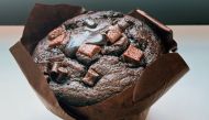 The chocolate muffin that's making waves in the Olympic Village. (Photo by Marvin Joseph/The Washington Post)