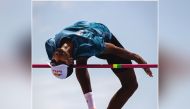 Mutaz Barshim will compete in the high jump qualifying round at the iconic Stade de France today.