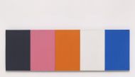 Ellsworth Kelly, Painting for a White Wall, 1952, oil on canvas, five joined panels. Glenstone Museum, Potomac, Maryland. © Ellsworth Kelly Foundation. Photo: Ron Amstutz.