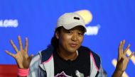 Naomi Osaka of Japan speaks to the media ahead of the US Open at USTA Billie Jean King National Tennis Center on August 24, 2024 in New York City. (Photo by JAMIE SQUIRE / GETTY IMAGES NORTH AMERICA / Getty Images via AFP)
