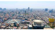 Buildings and property developments in Cambodia’s capital city of Phnom Penh. Photo by AFP.