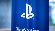 This picture taken on August 29, 2024 shows the logo for PlayStation during a media event by the Team Asobi studio at the offices Sony Interactive Entertainment in Tokyo. Photo by Philip FONG / AFP