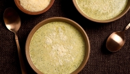 Broccolini Parmesan Soup. Peggy Cormary for The Washington Post; food styling by Lisa Cherkasky for The Washington Post