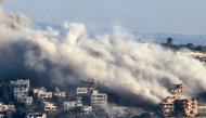 Smoke rises from the site of an Israeli airstrike that targeted the southern Lebanese border village of Khiam on October 20, 2024. (Photo by AFP)

