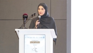 Chairperson of NHRC H E Maryam bint Abdullah Al Attiyah addressing the opening session.