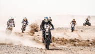 Riders tackle the second stage of the Qatar Baja on Friday, October 1, 2024. 