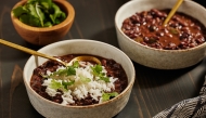 Instant Pot Black Bean Soup. (Photo by Tom McCorkle for The Washington Post)